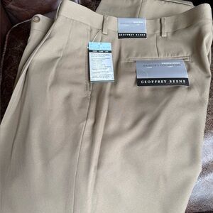 Geoffrey Beene 38 x 30 
Dark tan, wrinkle resistant dress pants